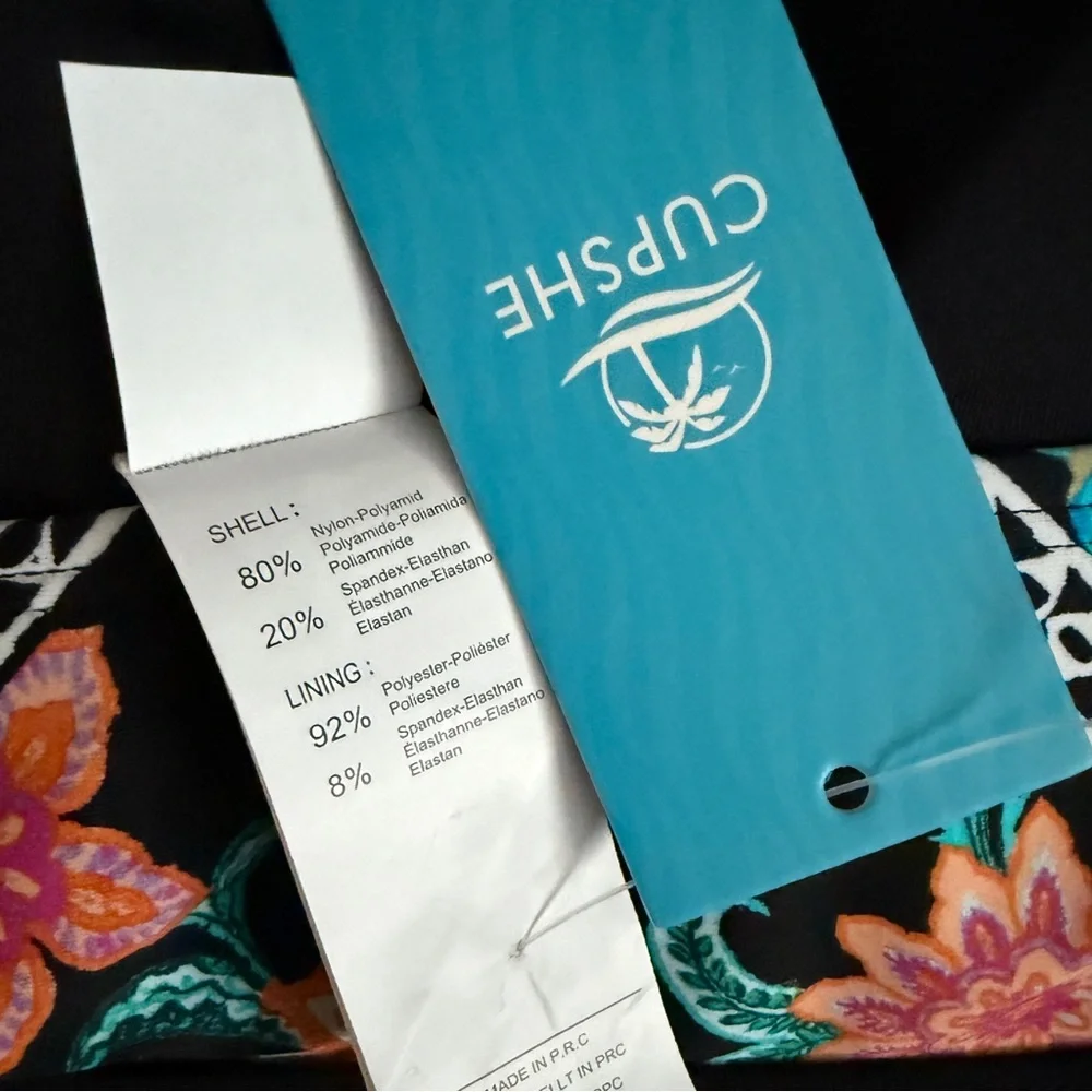 Cupshe Folklore Embroidered Halter Top & Hipster Bottom Swimsuit - Picture 11 of 11